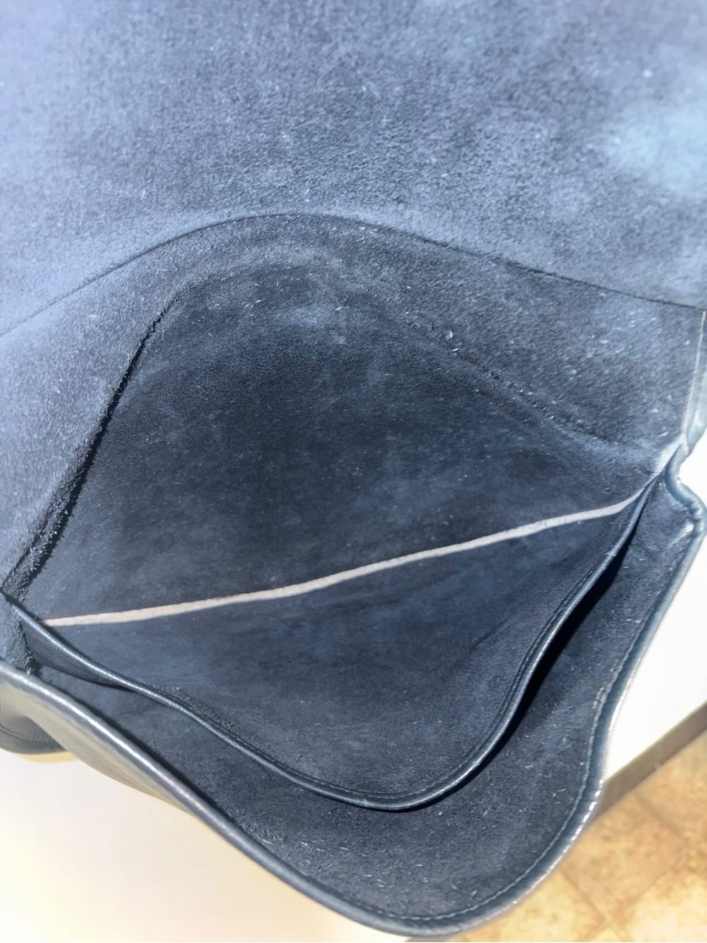 Vintage Coach NYC Navy Large Saddle 9210 - Picture 12 of 16